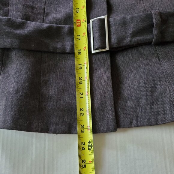 FYLO By Nylon Belted Jacket Viscose Blend - Picture 16 of 16